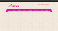 Desktop Screenshot of monteflorfloristeria.com