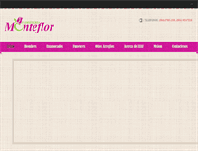 Tablet Screenshot of monteflorfloristeria.com